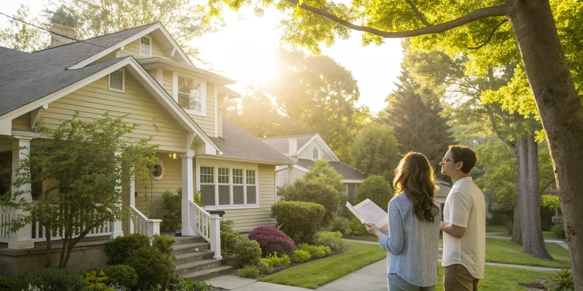 A couple reviews documents to get new homeowners insurance after a non-renewal.