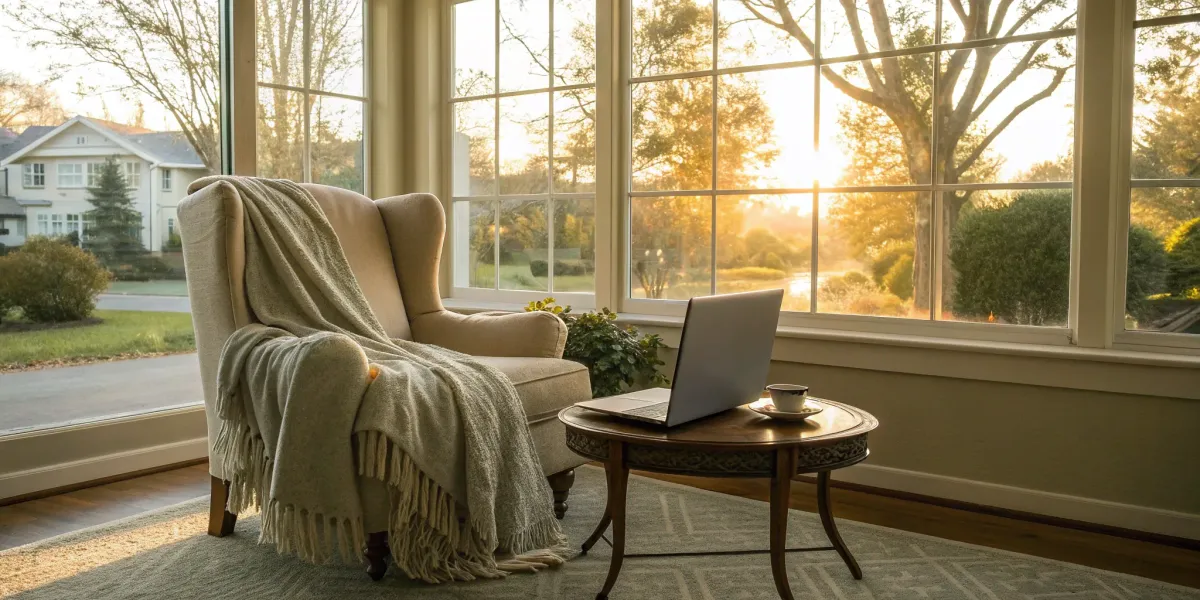 Comparing CA homeowners insurance options on a laptop with an online tool.