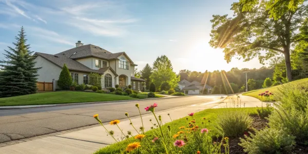 A modern California home covered by one of the best new home insurance providers.